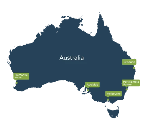 Locations we ship to in Australia